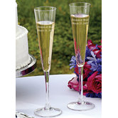 Modern Flare Toasting Flutes