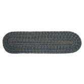 Duet Checked Blue Bonnet Stair Treads