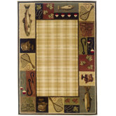 Hunter Checked Novelty Rug