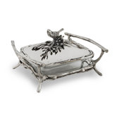 Bird and Branches Square Baker/Server with Lid