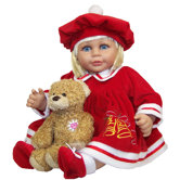 Merry Doll with Daisy Bear