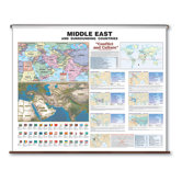 Large Scale Wall Map - Middle East