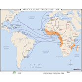 World History Wall Maps - African Slave Trade