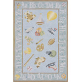 Classic Baby Blue Kids Rug