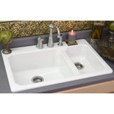 Advantage Cranston Double Bowl Hi-Lo Sink
