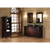 Glenayre 60" Bathroom Vanity Cabinet in Dark Espresso