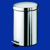 Argenta Large Pedal Waste Bin in Stainless Steel