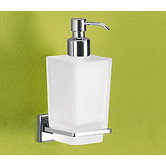 Colorado Soap Dispenser with Frosted Glass Container