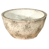 Rose Print Round Bowl Planter