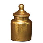 Glass Small Lidded Jar