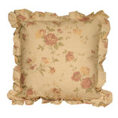 Small Rose Print Cushion