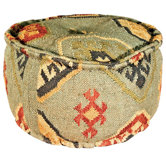 Round Pouffe Short