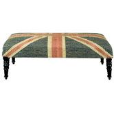 Durry Union Jack Bench