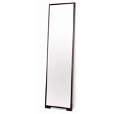 Slim Leaning Mirror in Espresso Veneer
