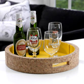 Ambrosia Double Walled Round Serving Tray