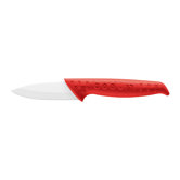 Bistro Ceramic 3" Paring and Vegetable Knife in Red