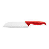 Bistro Ceramic 6.5" Santoku Knife in Red