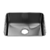Classic 22" x 17.5" Undermount Stainless Steel Single Bowl Kitchen Sink