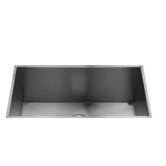 UrbanEdge 31.5" x 17.5" Undermount Stainless Steel Single Bowl Utility Sink