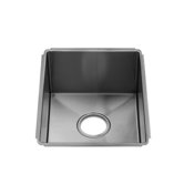 J7 13" x 17.5" Undermount Stainless Steel Single Bowl Kitchen Sink
