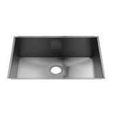 UrbanEdge 28" x 19.5" Undermount Stainless Steel Single Bowl Kitchen Sink