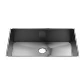 UrbanEdge 34" x 19.5" Undermount Stainless Steel Kitchen Sink