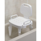 Adjustable Shower Seat with Arms and Back