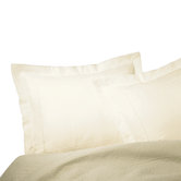 Hemstitch Sham Set in Ivory