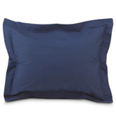 Tailored Euro Sham in Navy