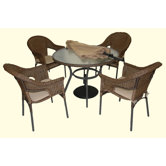Summer Terrace Copenhagen Dining Collection in Beige
