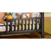Logan Full Size Bed Rails for Convertible Crib in White