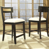 Insignia Barstool in Natural Maple and Merlot