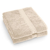 Supreme Egyptian Cotton Bath Sheet in Ivory (Set of 2)