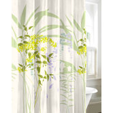 City Scene Mixed Floral Shower Curtain