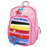 Pixie Stripe Backpack in Pink