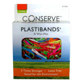 PlastiBands, Assorted Sizes, 100/BX, Assorted