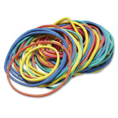 Rubber Bands, 5 oz., 210 per Pack, Assorted Sizes/Colors