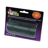 Verticalmate 3" Clip, 3w x 1d x 2h, Slate Gray