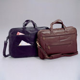 Leather Slim Briefcase