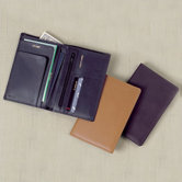 Cowhide Nappa Leather Deluxe Passport Case