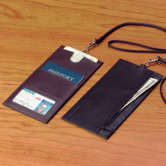 Cowhide Leather Security Wallet