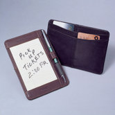 Cowhide Leather Pocket Brief for Note Cards