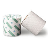 Green Bathroom Tissue in White