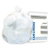 60-Gallon Can Liner in Clear