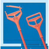 Plastic Speed Change Mop Handle Fiberglass in Safety Orange