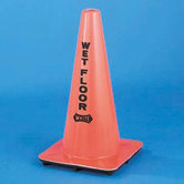"Wet Floor" Cone Vinyl in Orange