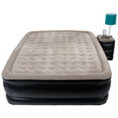 Sharper Image Queen Side Table and Accessory Pocket Raised Air Bed