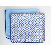 Ikat Diamond Burp Set (Set of 2)