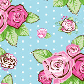 Boutique Rose Dot Changing Pad Cover