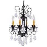 Vintage 4 Light Mini Chandelier